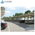 Garajes de grado de acero liviano galvanizado garajes de estacionamiento para automóviles de estacionamiento